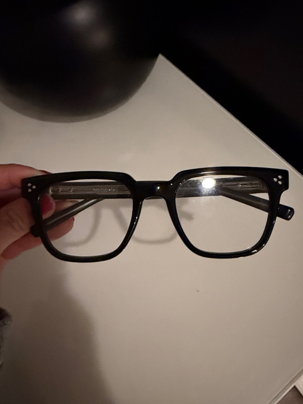 GENTLE MONSTER Black Square Frame Glasses. Monaco Design.